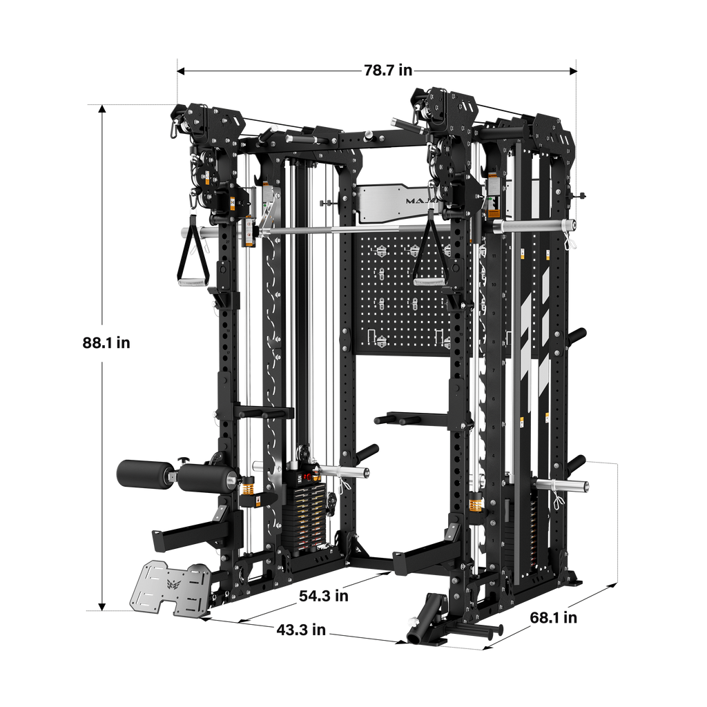 Major Fitness Heritage Series B17 Flying Fortress All-In-One Functional Trainer with Smith Machine