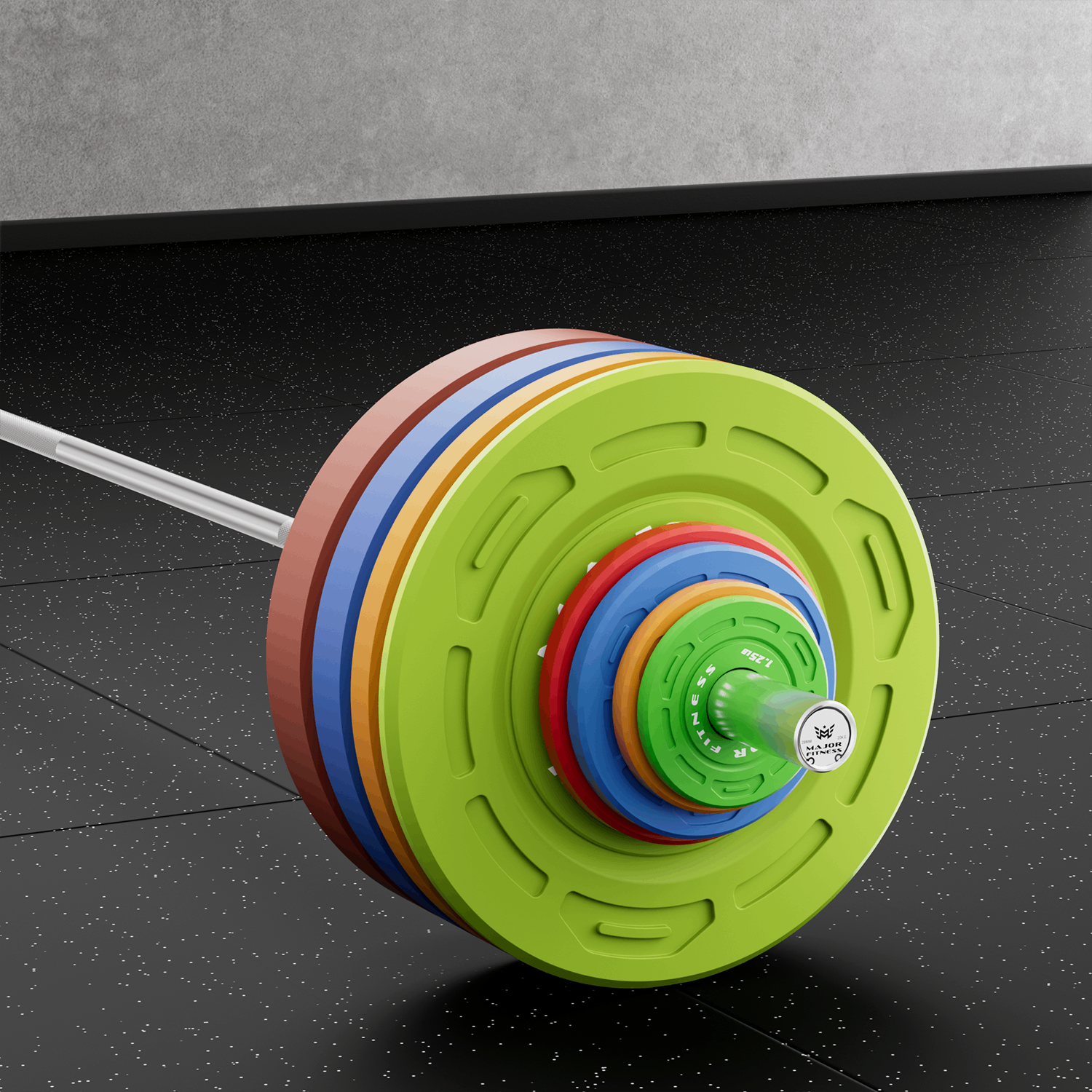 Major Fitness Color Change Plates 1.25LB-10LB Set