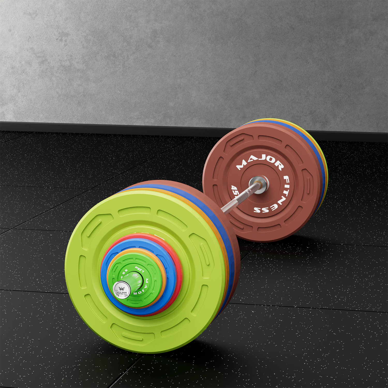 Major Fitness Color Change Plates 1.25LB-10LB Set