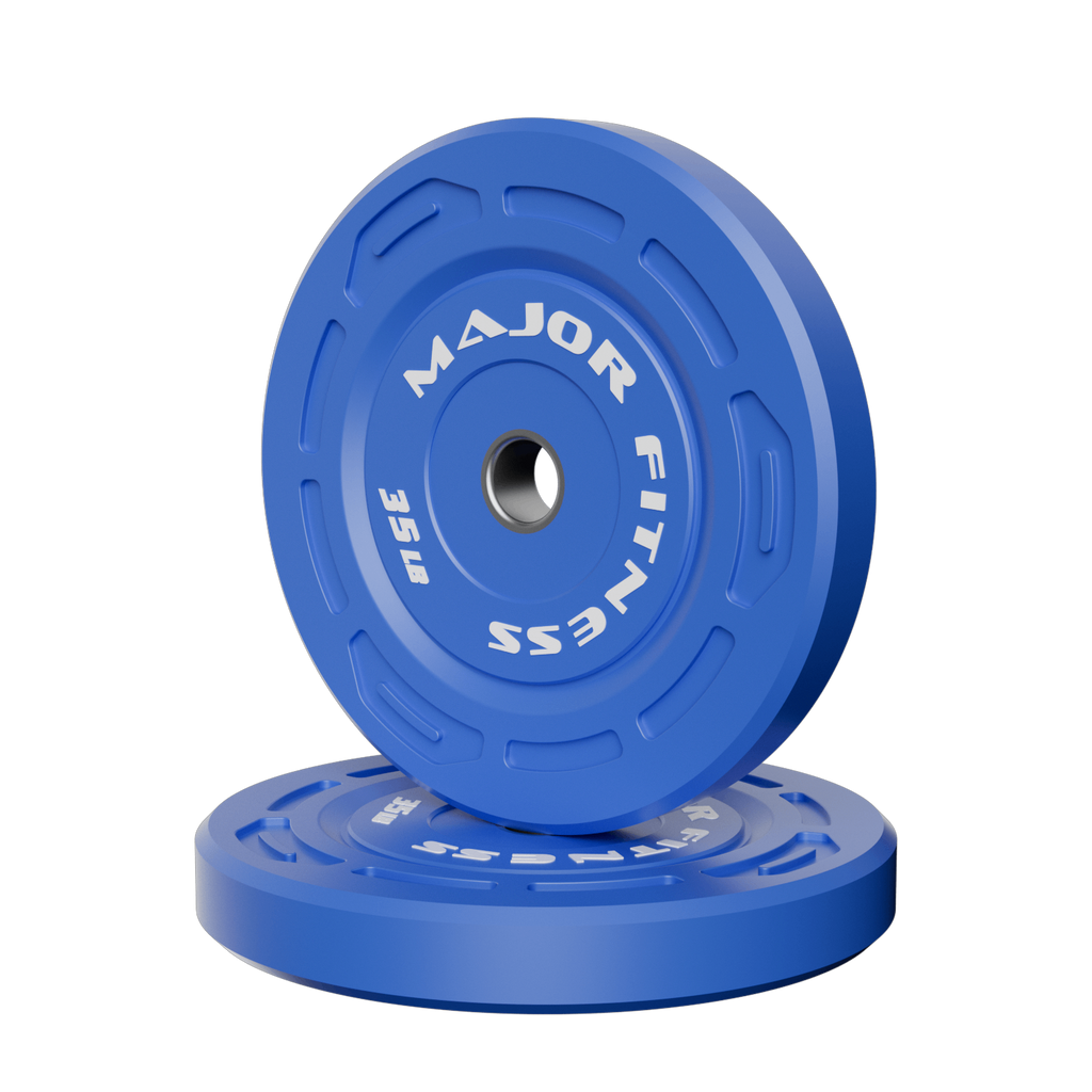 Major Fitness Color Grip Low Bounce Bumper Plates