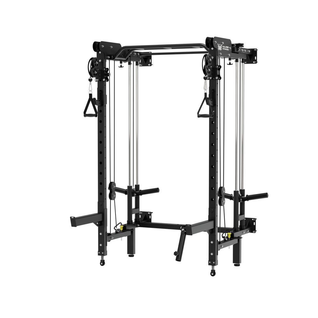 Major Fitness F35 All-In-One Home Gym Wall-Mount Folding Power Rack
