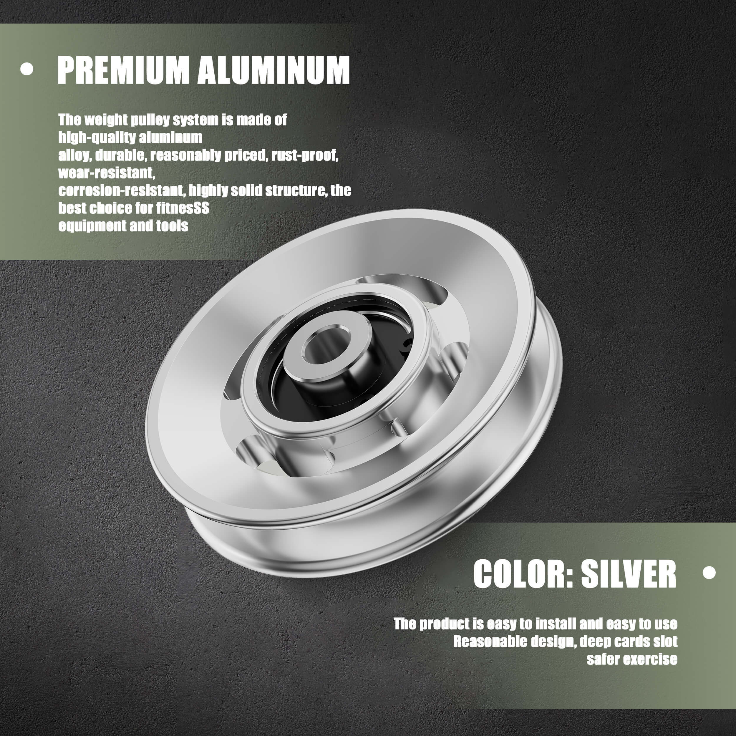 Major Fitness Rack Attachment Aluminum Pulley Set