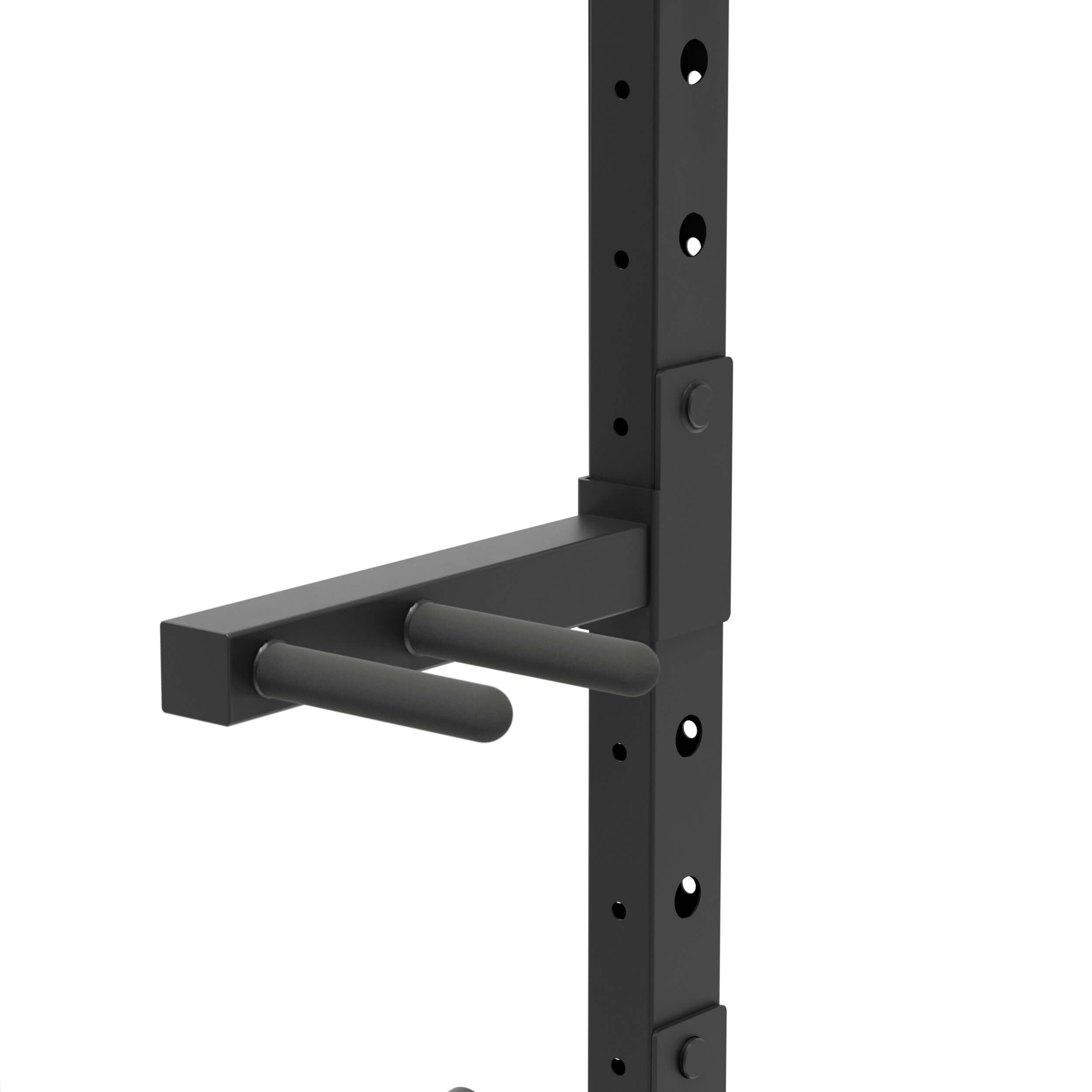 dip bar mounted on 2"x3" tubing column
