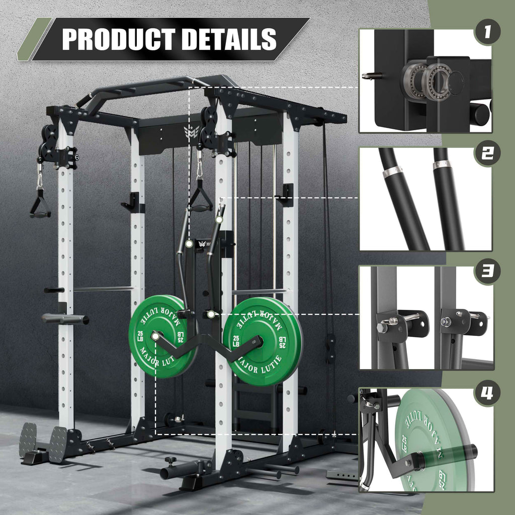 The Major Fitness shoulder lateral raise offers a multi-angle track and is quick and easy to install.